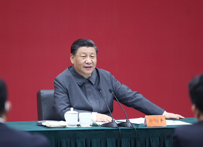 习近平在中国人民大学考察时强调：坚持党的领导传承红色基因扎根中国大地 走出一条建设中国特色世界一流大学新路