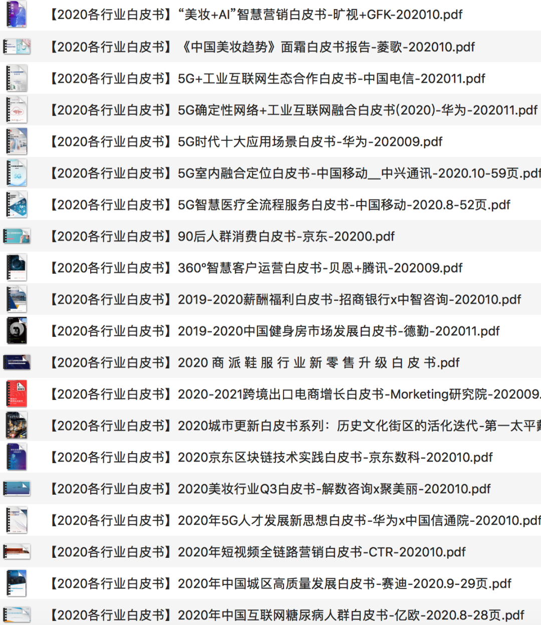 【研报下载】402份 2020年「各行业白皮书」市场研报合集（1-11月）