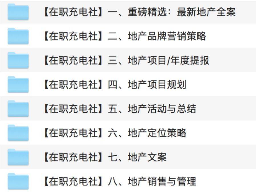 【限免】150份 地产策划-必备全套案例，项目提案/年度规划/品牌策略/地产总结等等