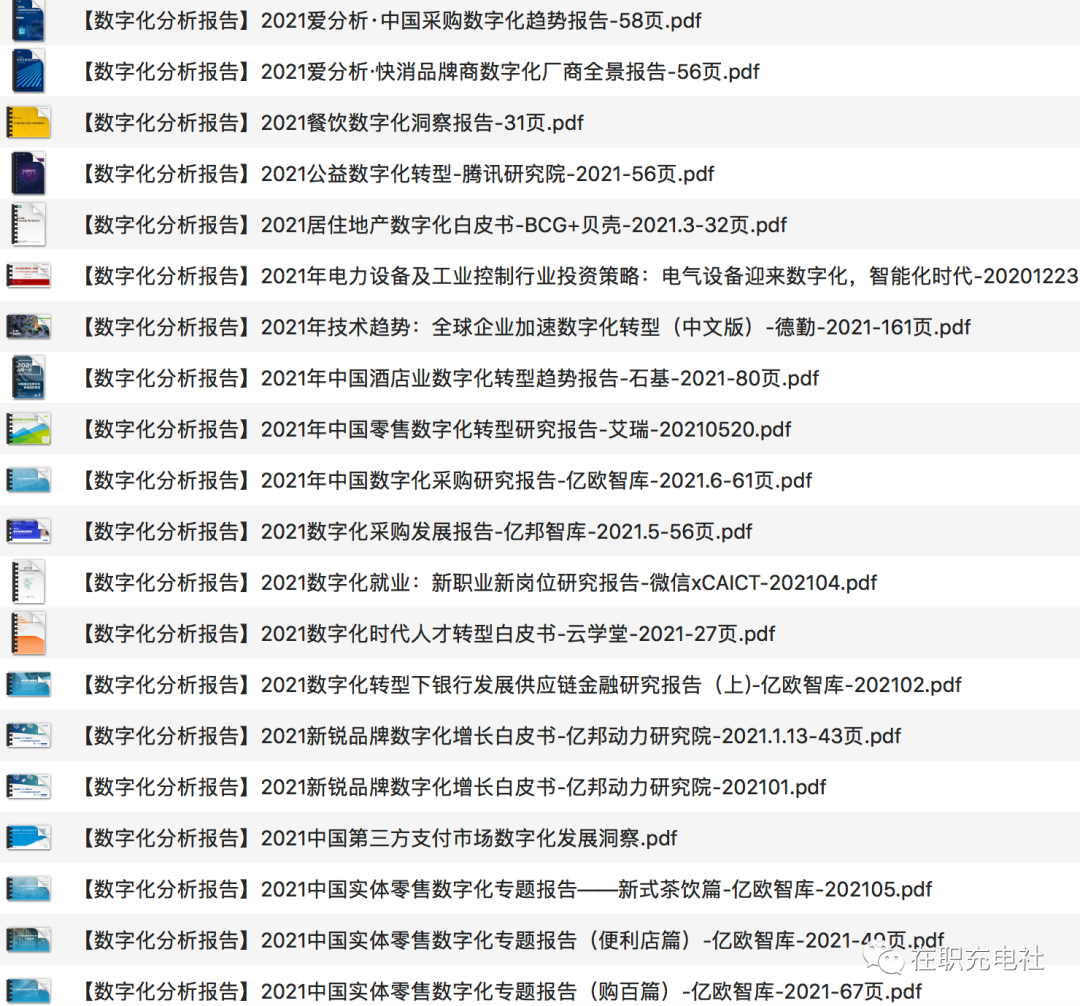 200+份 2021年「数字化」分析报告+实战案例，限时免费下载！