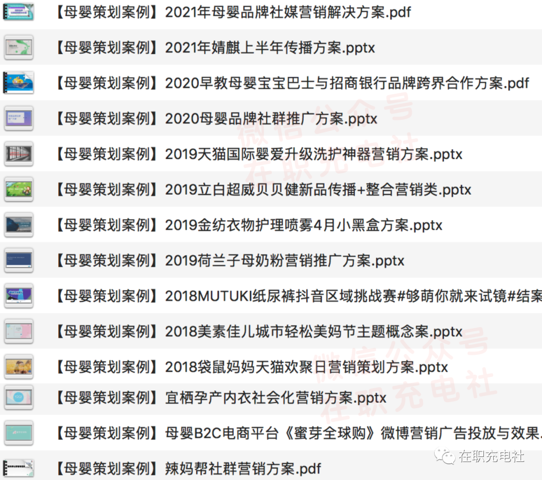14份 「母婴策划」案例合集，限时免费下载！