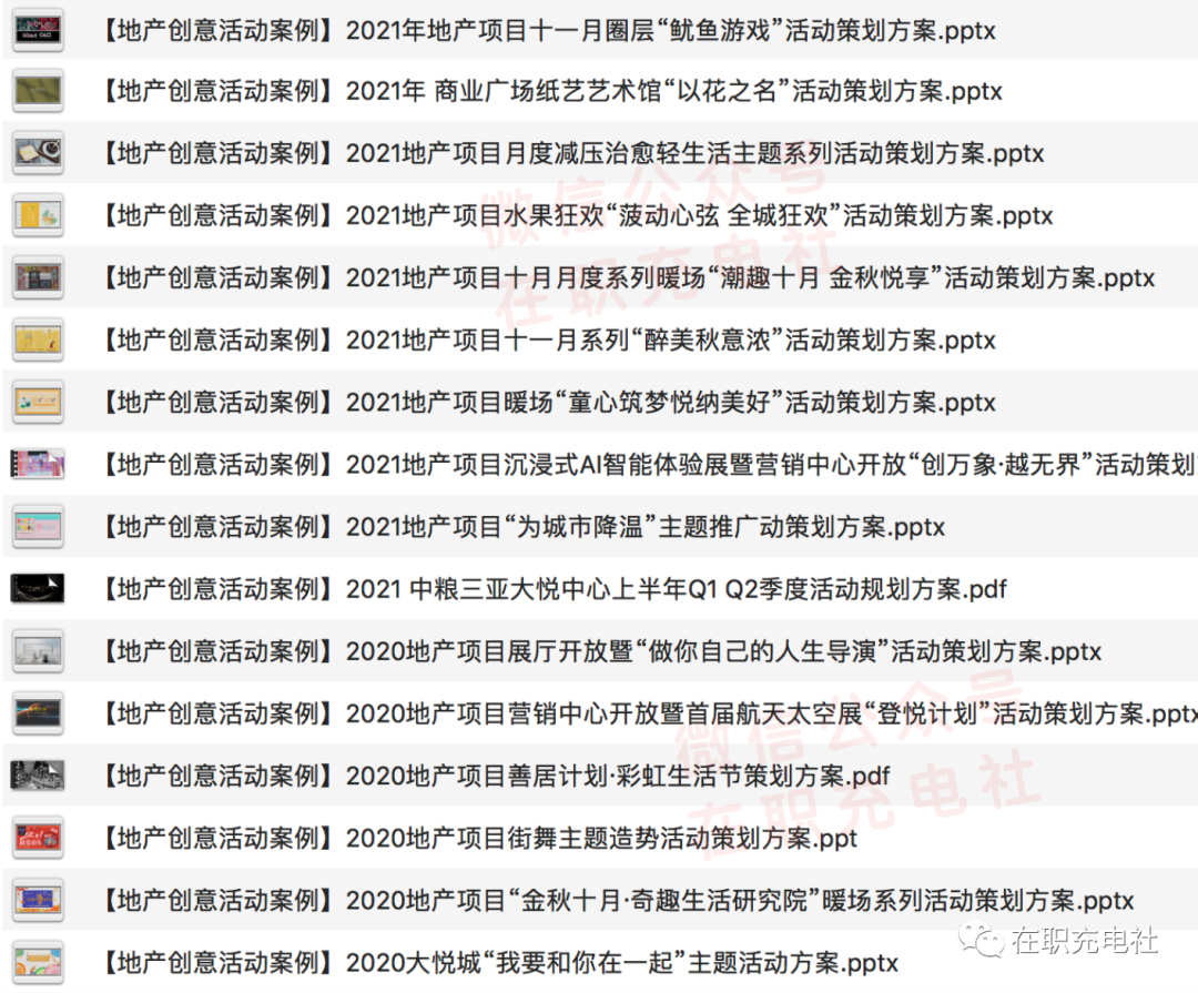 16份 2021年「地产创意」活动案例，限时免费下载！