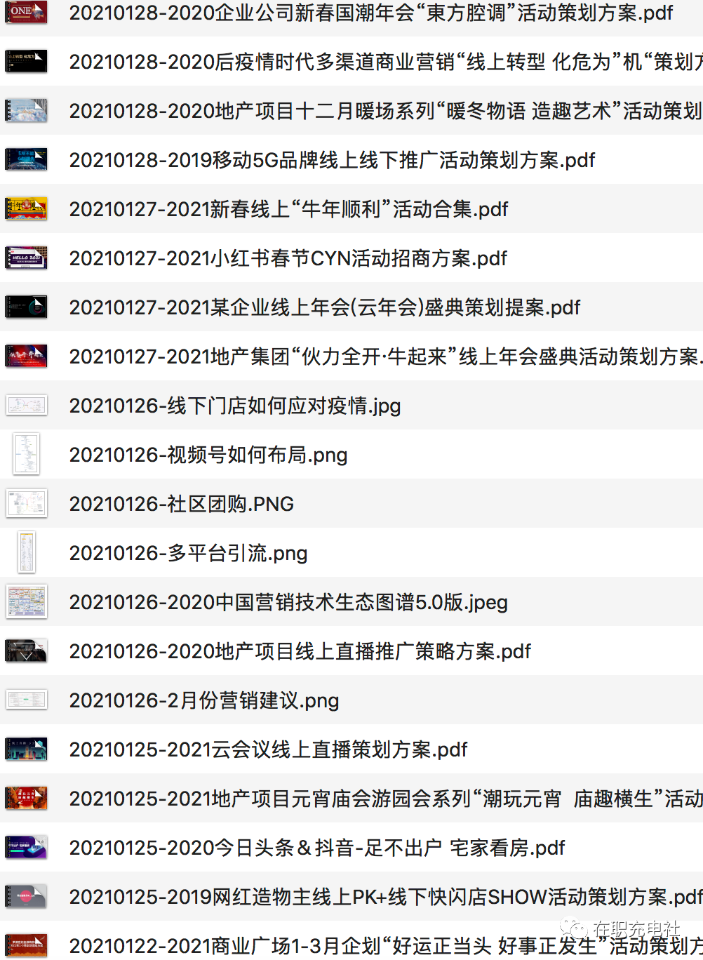 【1月份合集】110份 2021年-精选营销干货合集，限时免费下载！