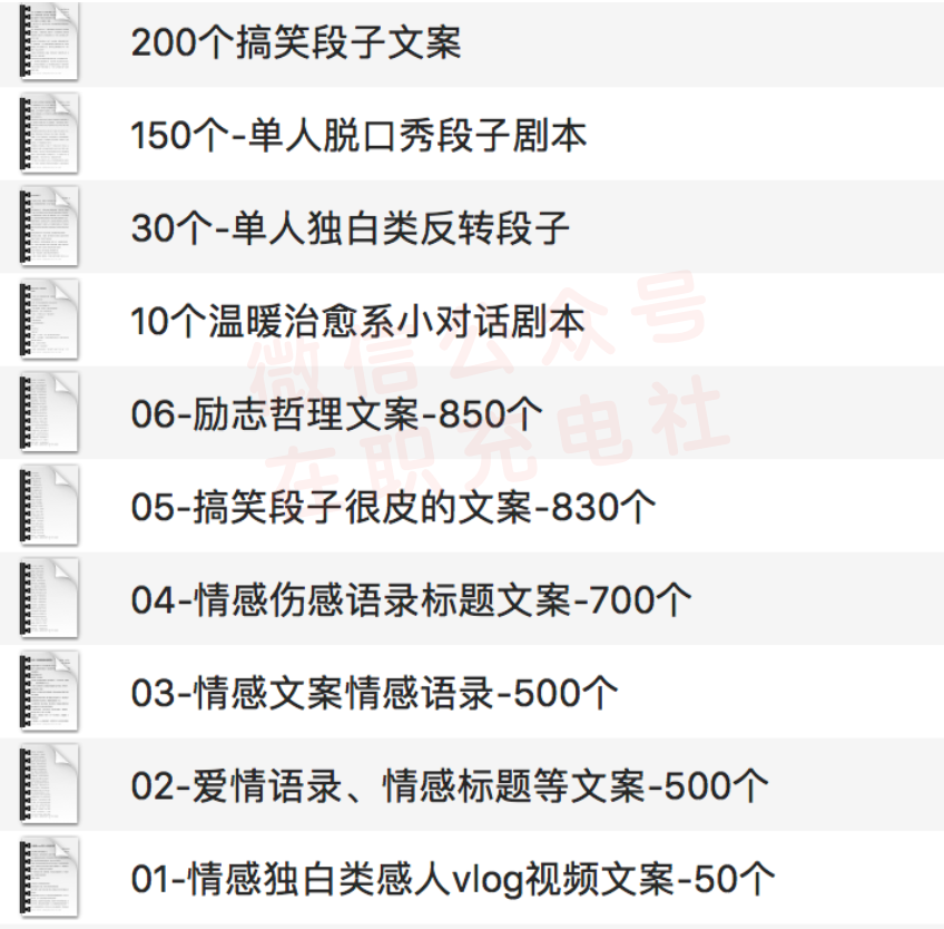 570份 职场商业题材_短视频剧本合集，限时免费下载！