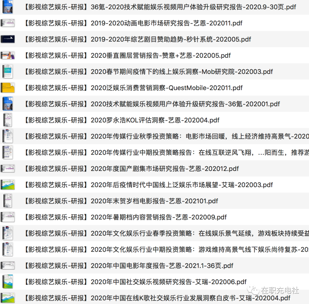 220份 最新_影视/综艺/娱乐_市场研报合集（更新至3月份）