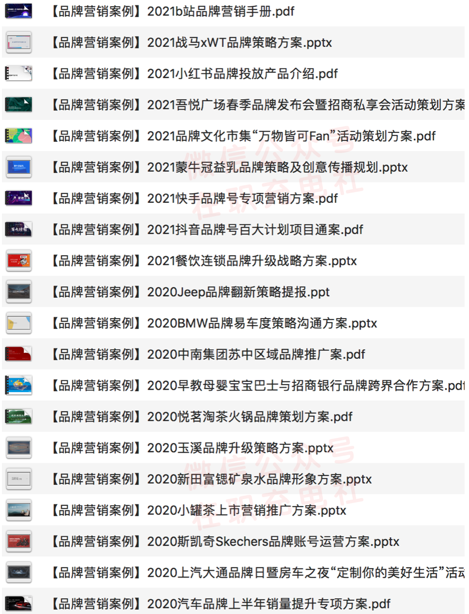 96份 2021年「品牌营销」案例合集，限时免费下载！