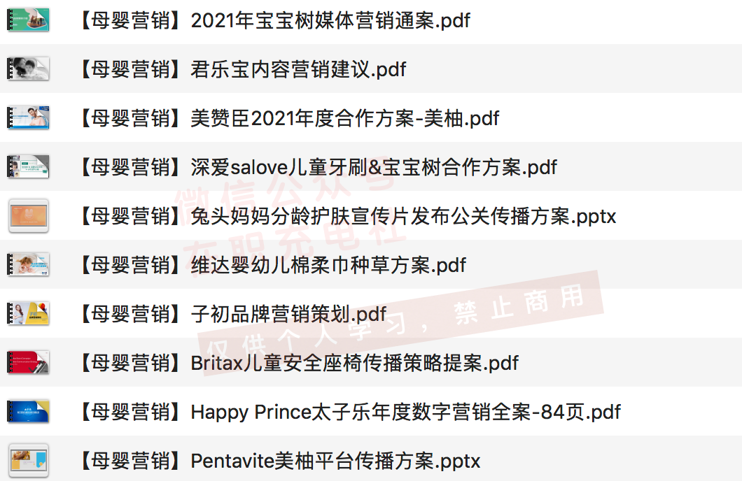 40份 母婴营销案例+母婴市场研报合集，限时免费下载！