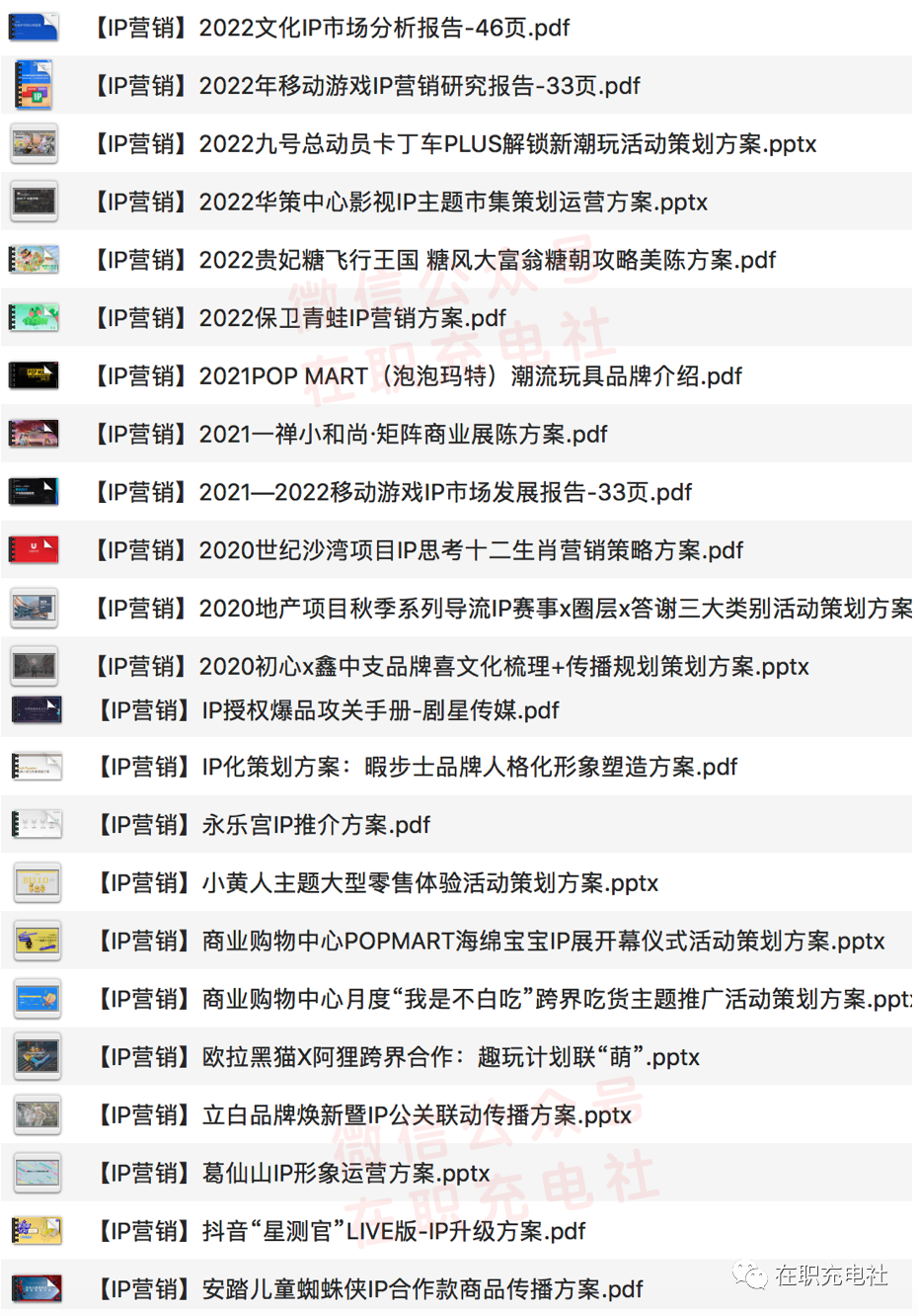 IP营销策划方案合集（23份），限免下载！