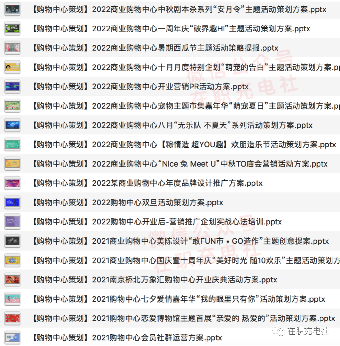 地产购物中心活动策划案例（34份），限免下载！